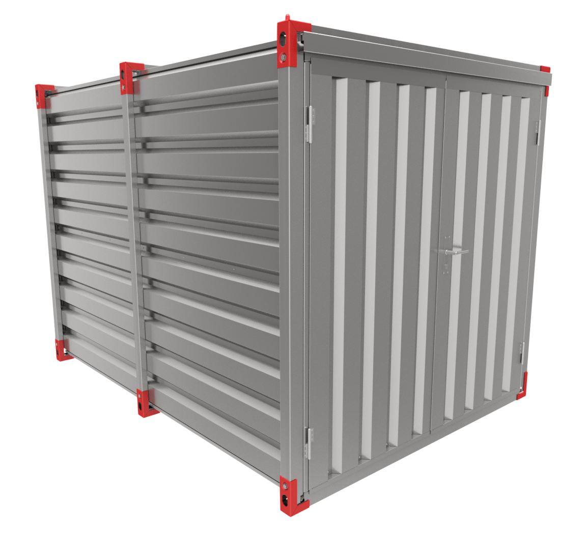 Container 3 m – Kompakt lagercontainer til fleksibel og sikker opbevar ...