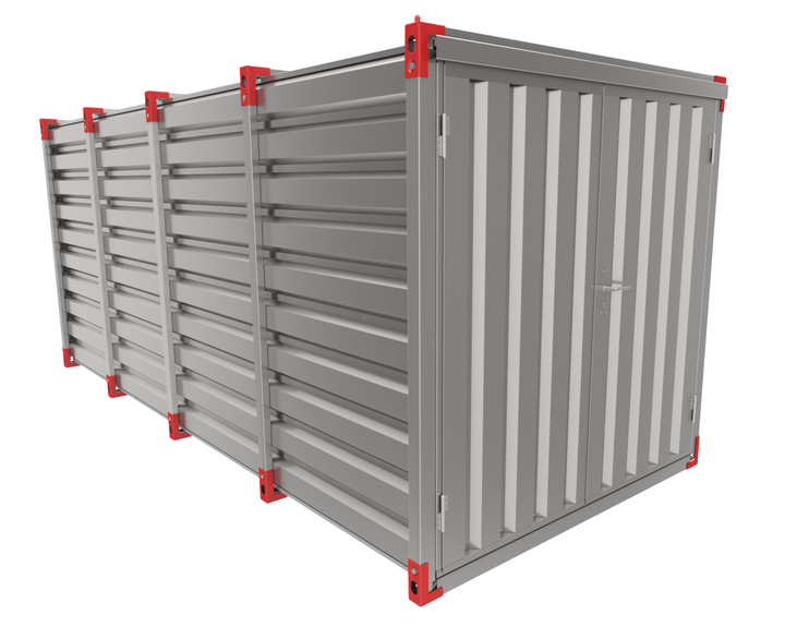 Container 5 m – Kompakt og stærk opbevaringsløsning i galvaniseret stå ...