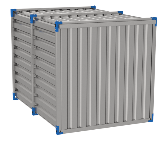 Container 3 m med OSB-bund – Kompakt, stærk og fleksibel opbevaring ...